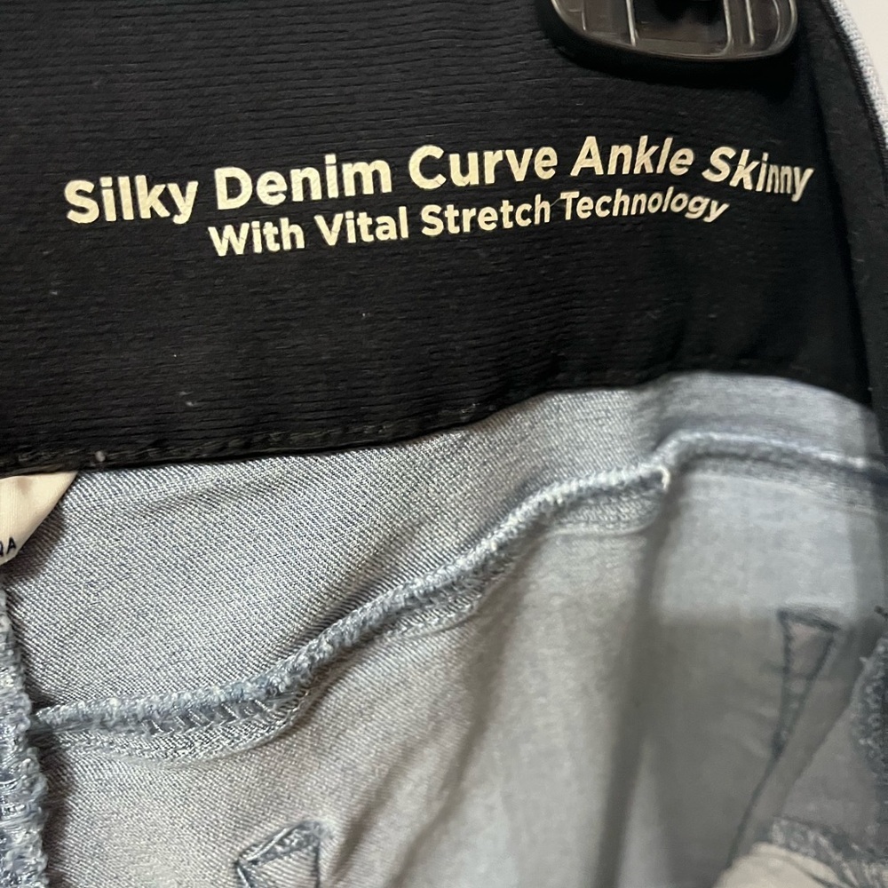 Laurie Felt Light Blue Silky Denim Curve Ankle XL - Picture 6 of 12